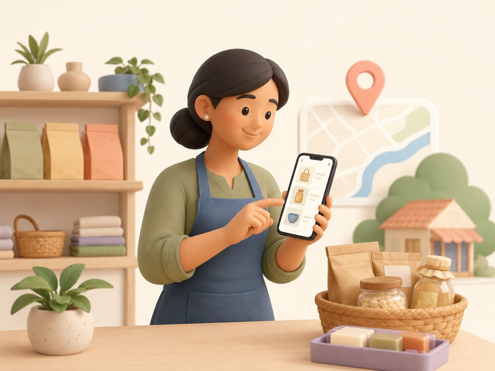 Ilustrasi Local Business