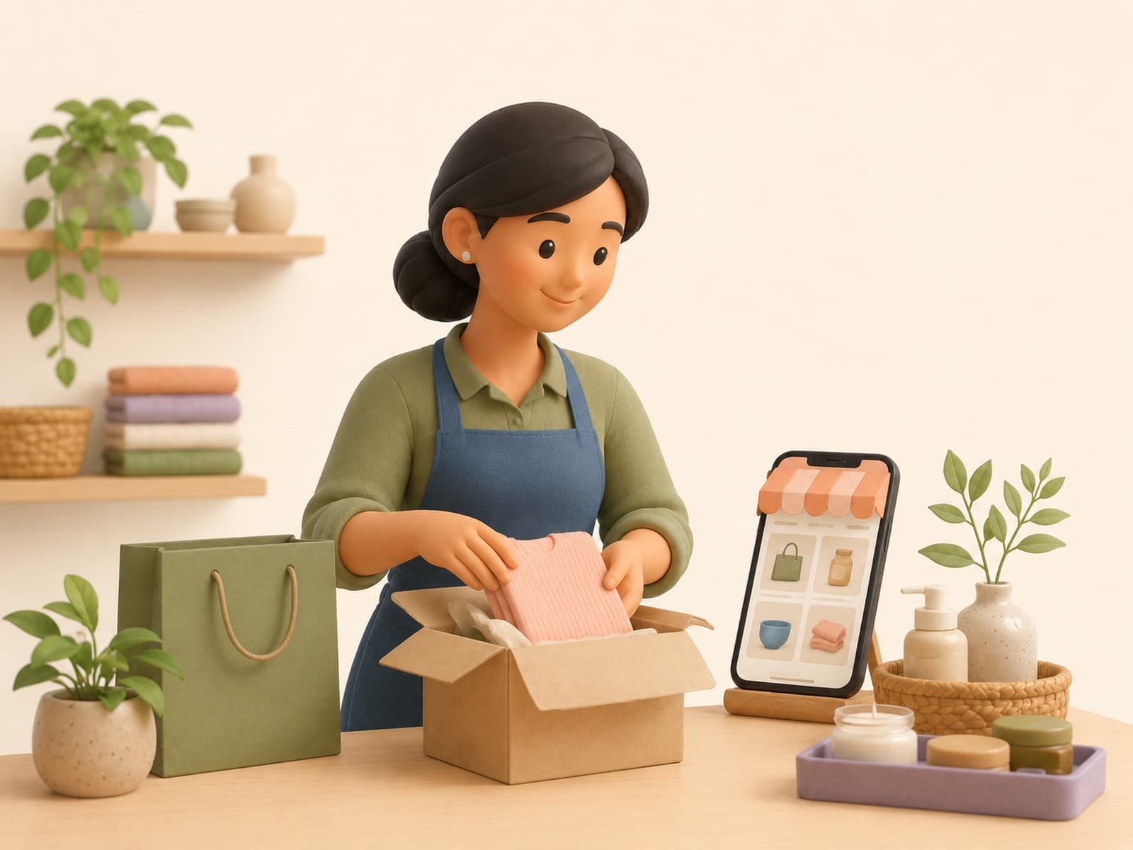 Ilustrasi Online Seller